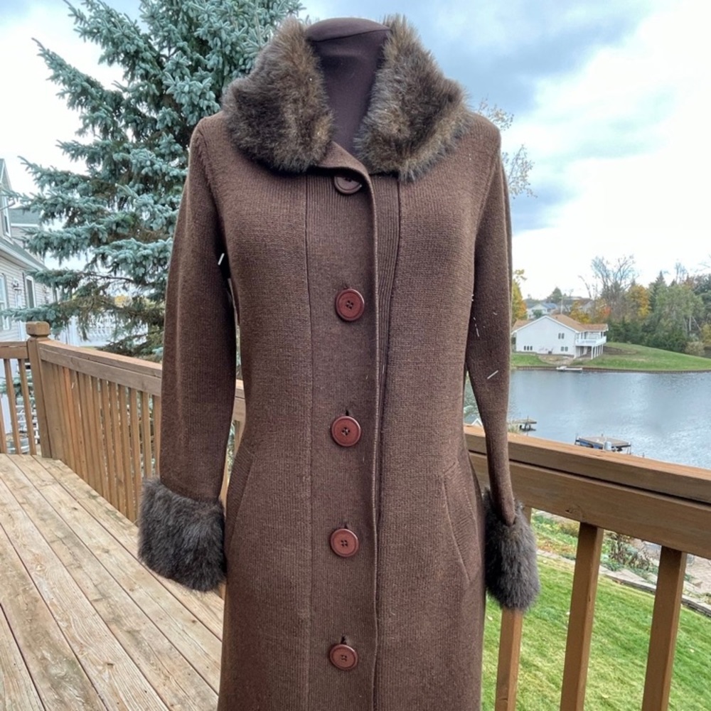 Nine West sweater coat